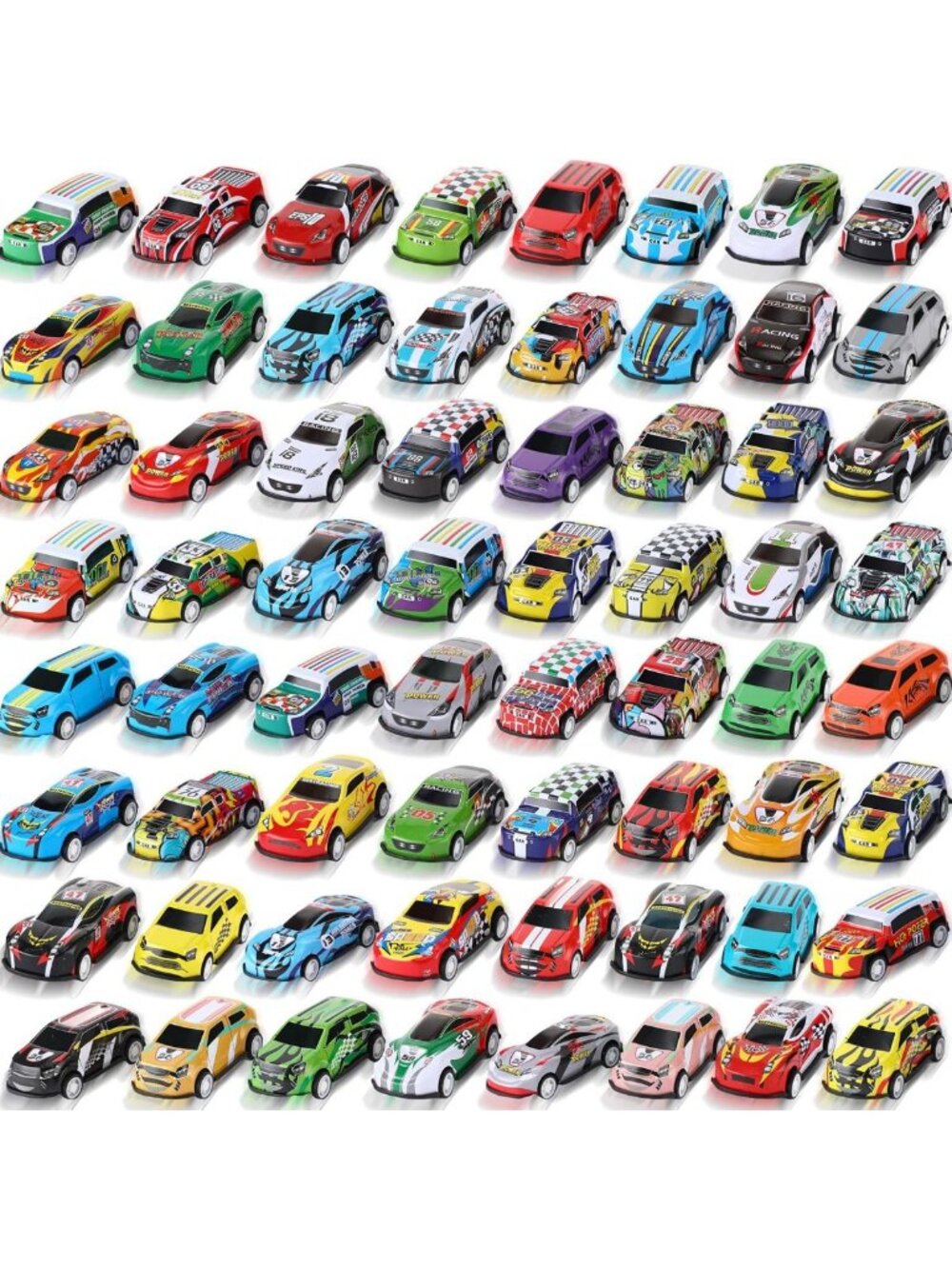 200 Pcs Mini Pull Back Toy Cars Set - Fun Bulk Pack for Kids & Party Favors